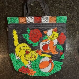 Vintage Beaded totebag purse